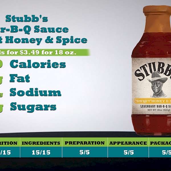 Stubb's Bar-B-Q Sauce Sweet Honey & Spice