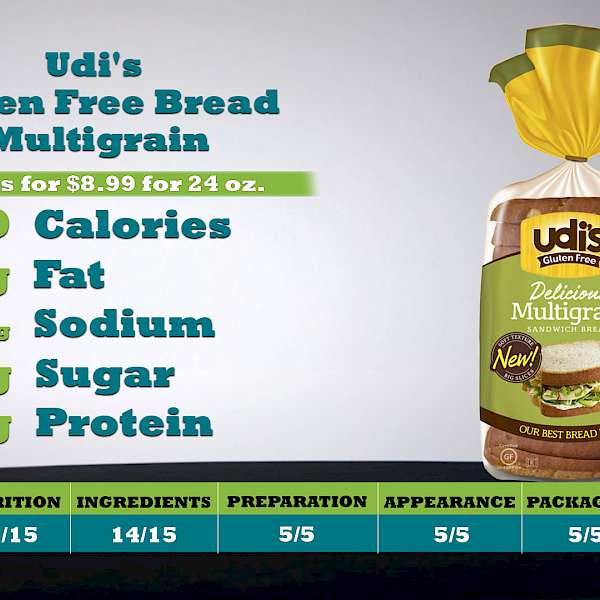 Udi's Gluten Free Bread Multigrain