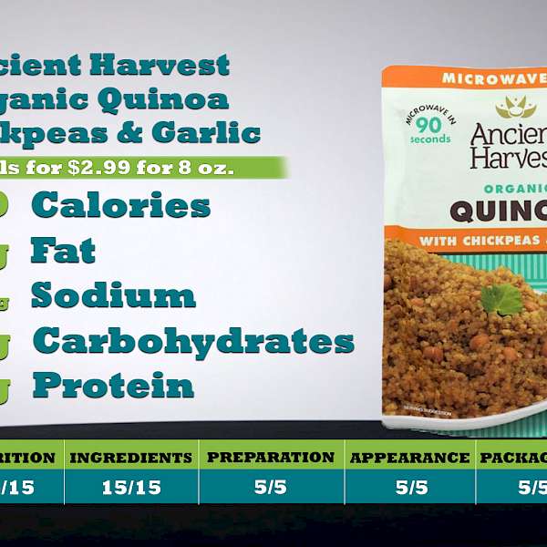 Ancient Harvest Organic Quinoa Chickpeas & Garlic
