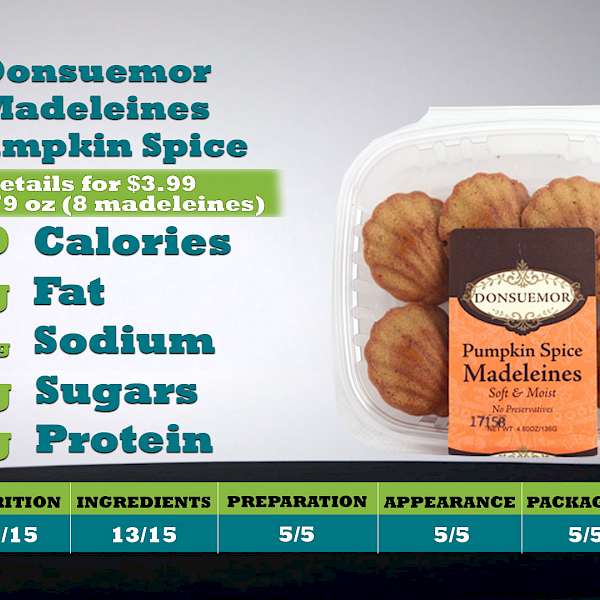 Donsuemor Madeleines Pumpkin Spice