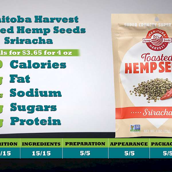 Manitoba Harvest Toasted Hemp Seeds Sriracha