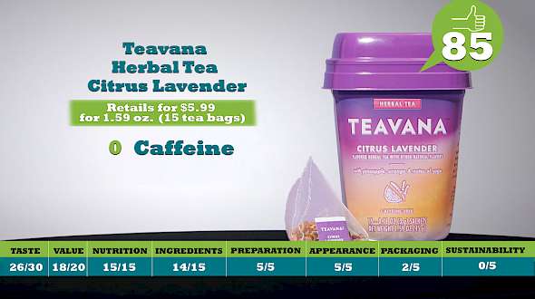 Teavana Herbal Tea Citrus Lavender