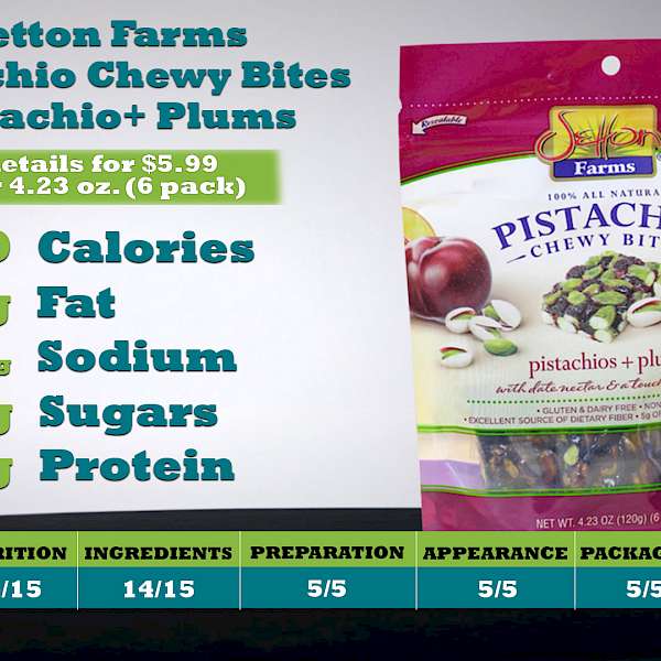 Setton Farms Pistachio Chewy Bites Pistachio + Plums Chewy Bites