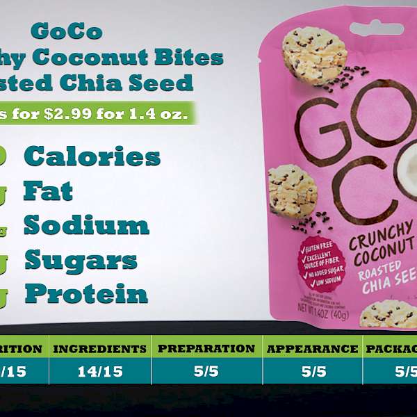 GoCo Crunchy Coconut Bites Roasted Chia Seed