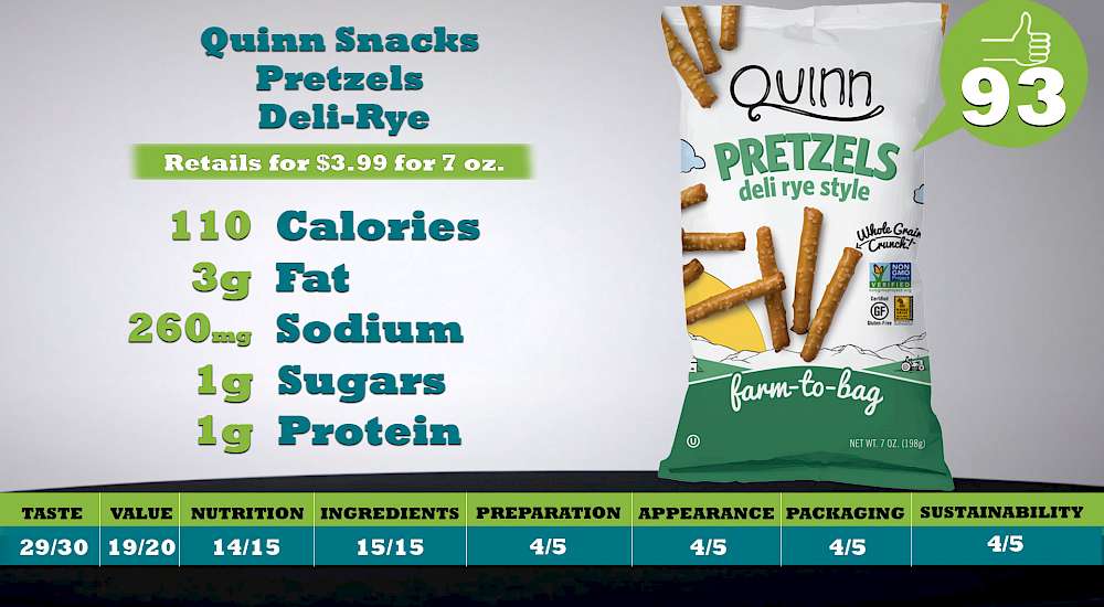 Quinn Snacks Quinn Pretzels Deli-Rye