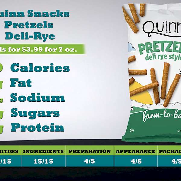 Quinn Snacks Quinn Pretzels Deli-Rye