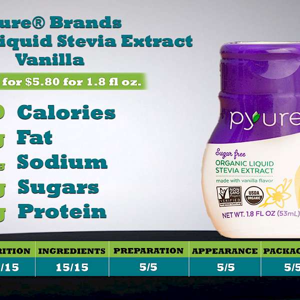 Pyure® Brands Organic Liquid Stevia Extract Vanilla
