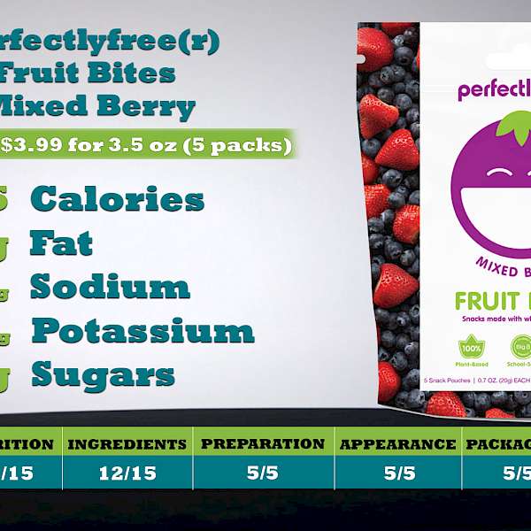Perfectlyfree(r) Fruit Bites Mixed Berry