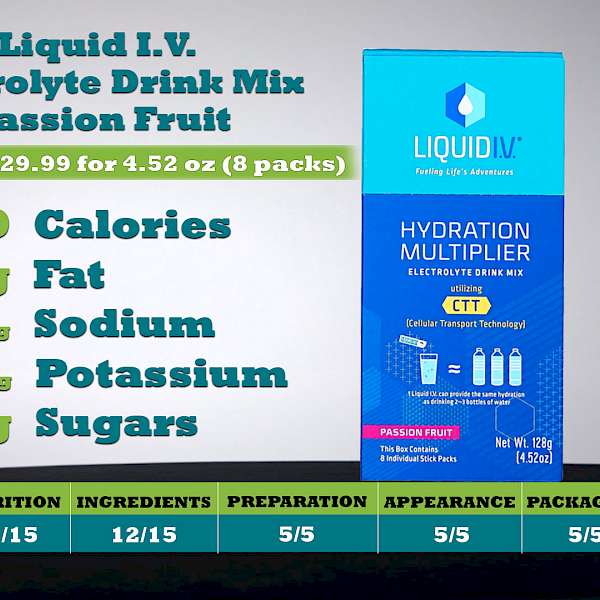 Liquid I.V. Electrolyte Drink Mix Passion Fruit