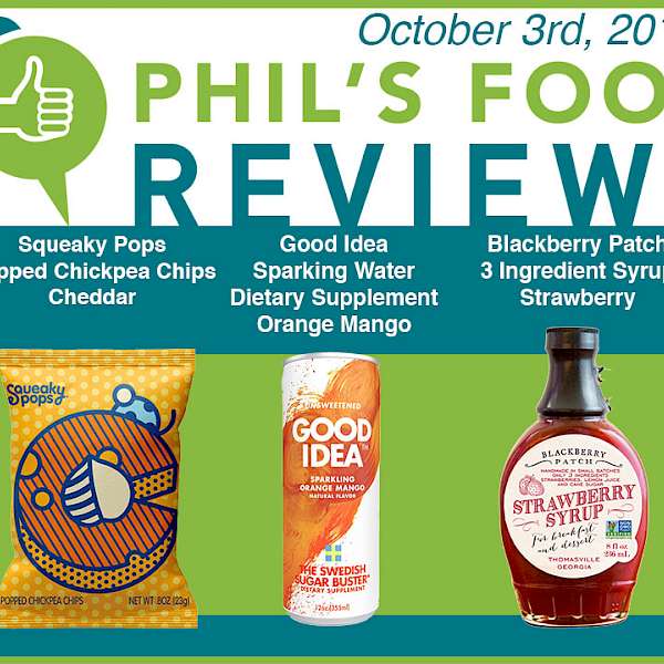 Phil's Food Reviews for Wednesday, October 3rd, 2018