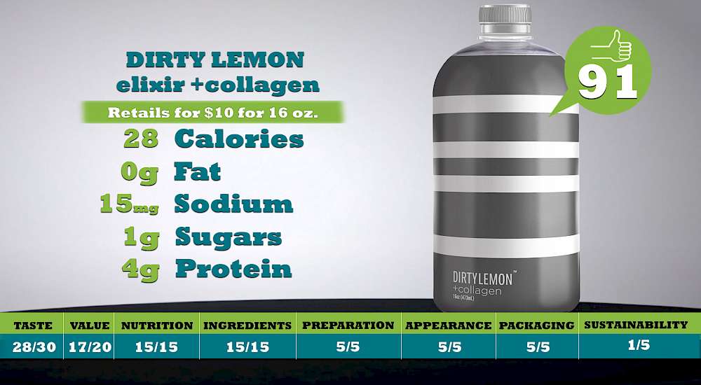 Dirty Lemon elixir +collagen
