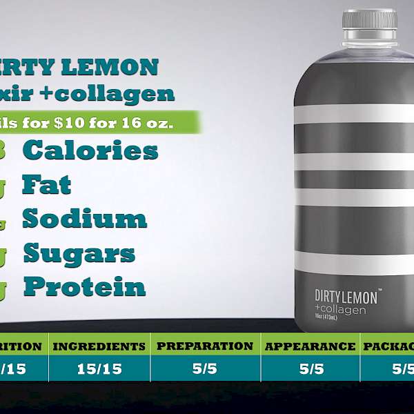 Dirty Lemon elixir +collagen