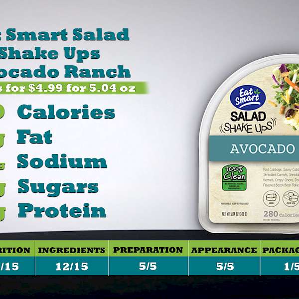 Eat Smart Salad Shake Ups Avocado Ranch