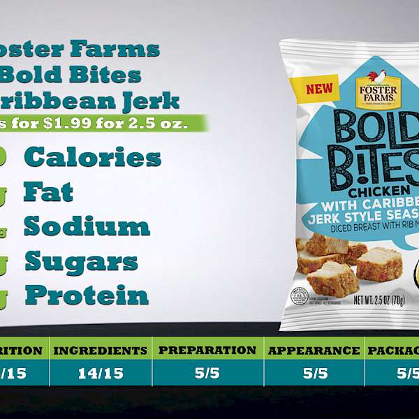 Foster Farms Bold Bites Caribbean Jerk