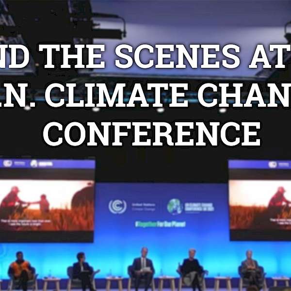 Behind The Scenes At COP26 U.N. Climate Change Conference