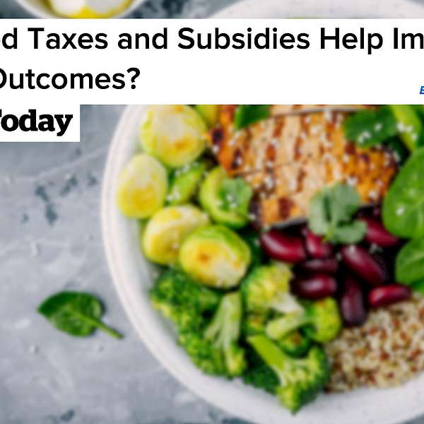 Can Food Taxes Improve Health?