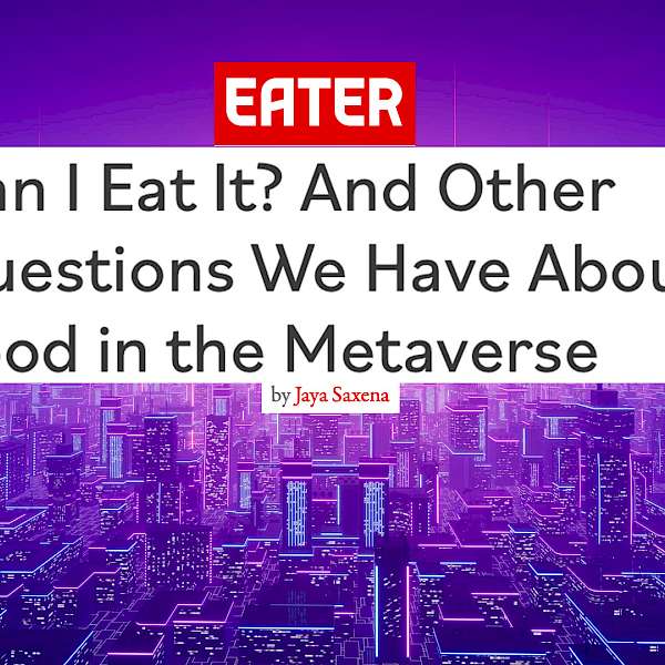 Eating in the Metaverse