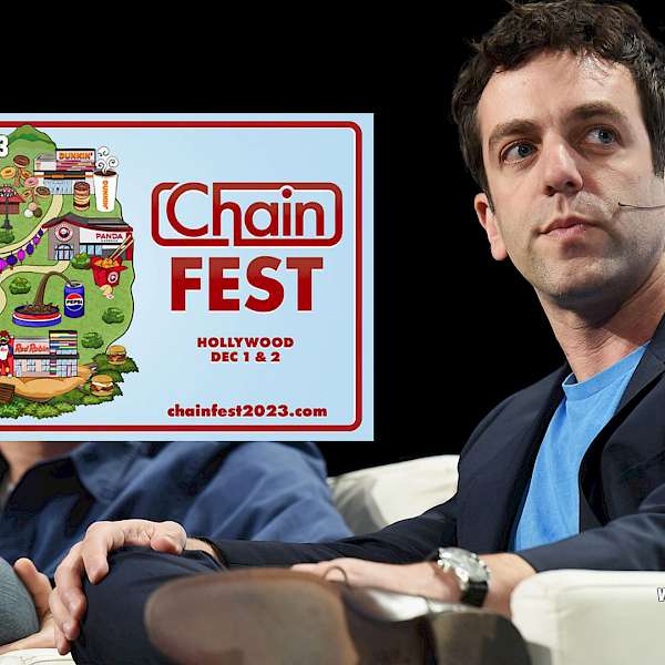 B.J. Novak and ChainFEST
