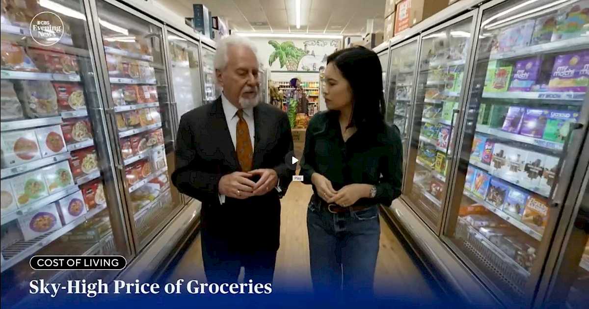 CBS EVENING NEWS (VIDEO) Rising grocery prices could lead to ...