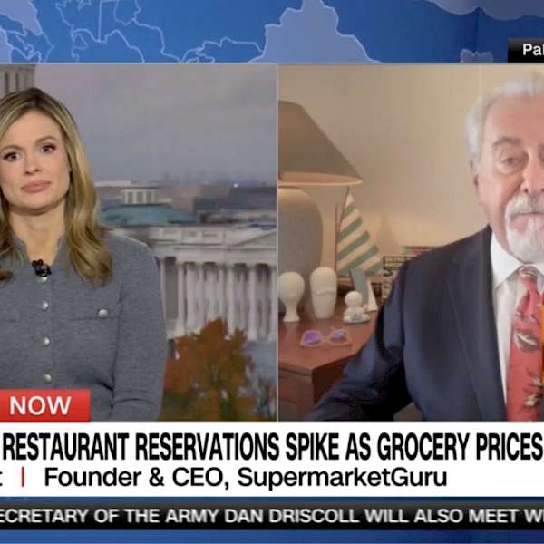 CNN (VIDEO) Thanksgiving Restaurant Reservations Spike As Grocery Prices Bite