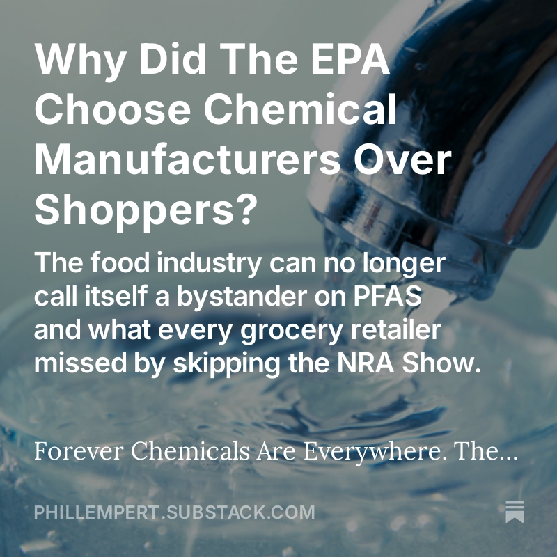 Why Did The EPA Choose Chemical Manufacturers Over Shoppers?