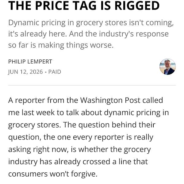 THE PRICE TAG IS RIGGED