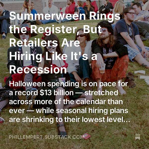 Skeletons in swim trunks. Candy corn next to sunscreen. Welcome to Summerween.