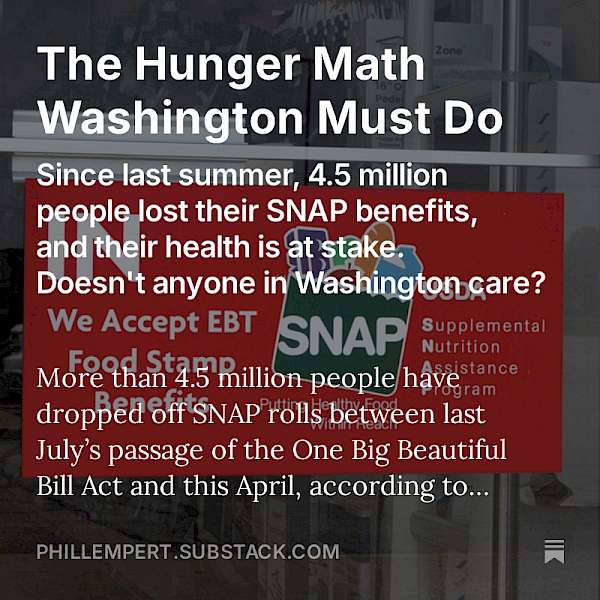 The Hunger Math Washington Must Do