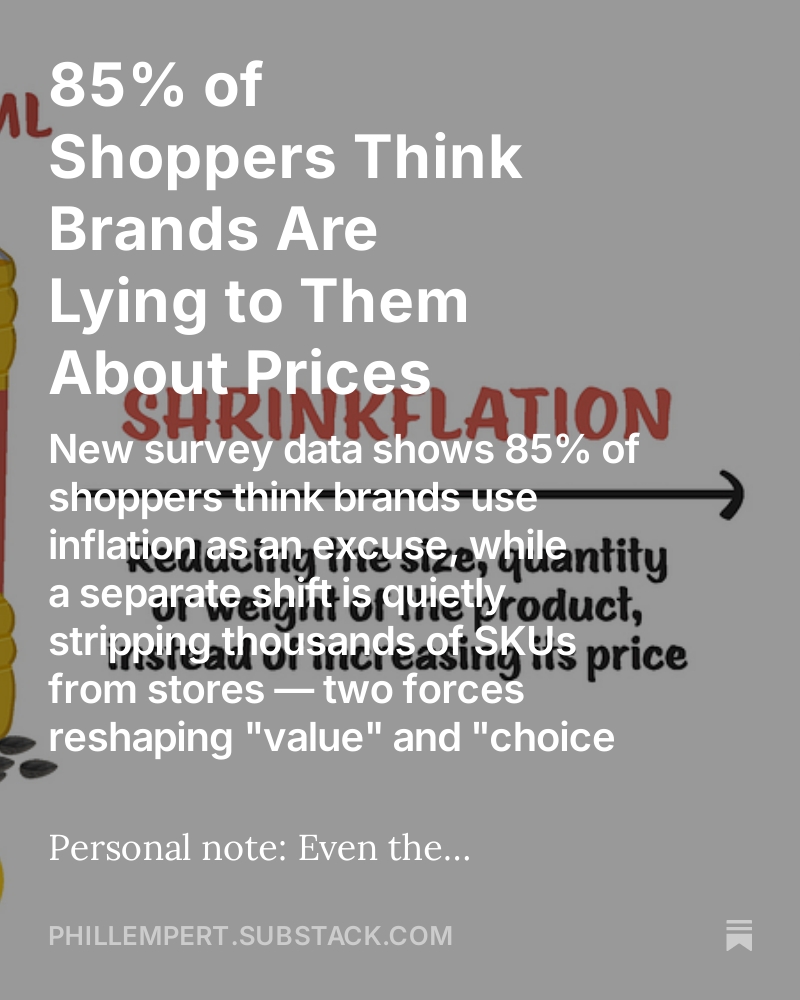 Today shoppers may not know the exact number of ounces that used to be in a bag of coffee, a box of cereal, or sheets in a package of paper towels but they know something is different
