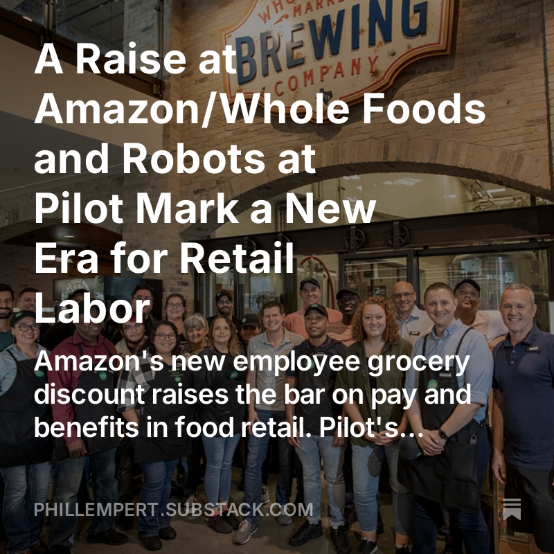 Jason Buechel, who runs Amazon grocery and also serves as Whole Foods Market’s CEO, wrote that the company looked at where it could make “a meaningful difference in employees’ everyday lives” and landed on groceries because of how often people shop