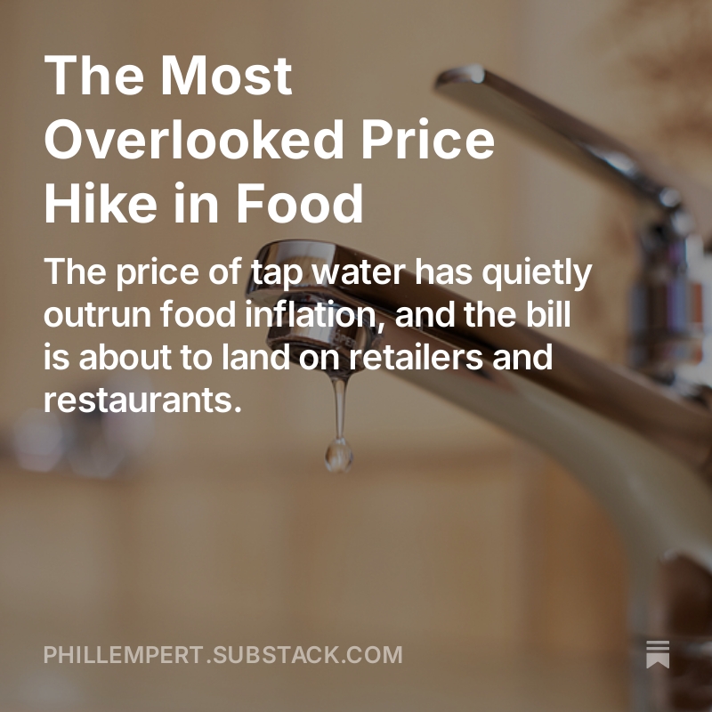 We spent two years arguing about the price of eggs and beef. What no one is talking about is the price of water!