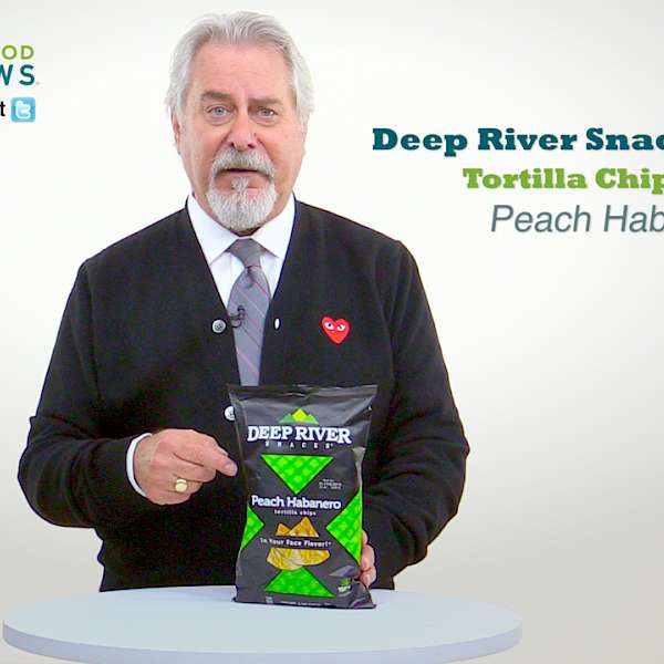 Deep River Snacks Tortilla Chips Peach Habanero