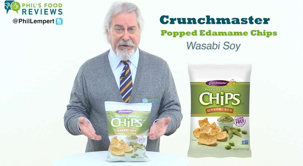 Crunchmaster Popped Edamame Chips Wasabi Soy