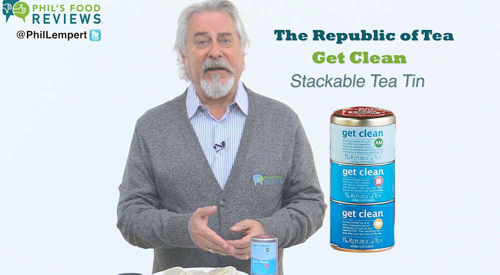 The Republic of Tea Get Clean® Stackable Tea Tin