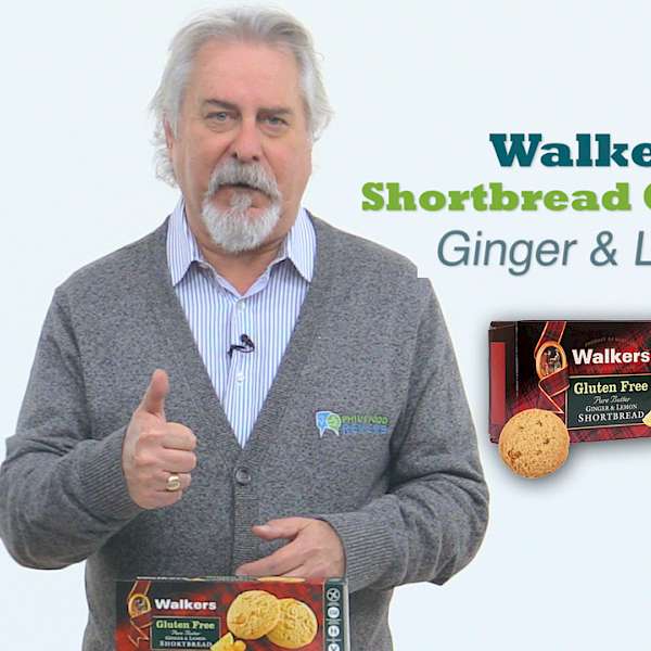Walkers Gluten Free Shortbread Cookies Pure Butter Ginger & Lemon