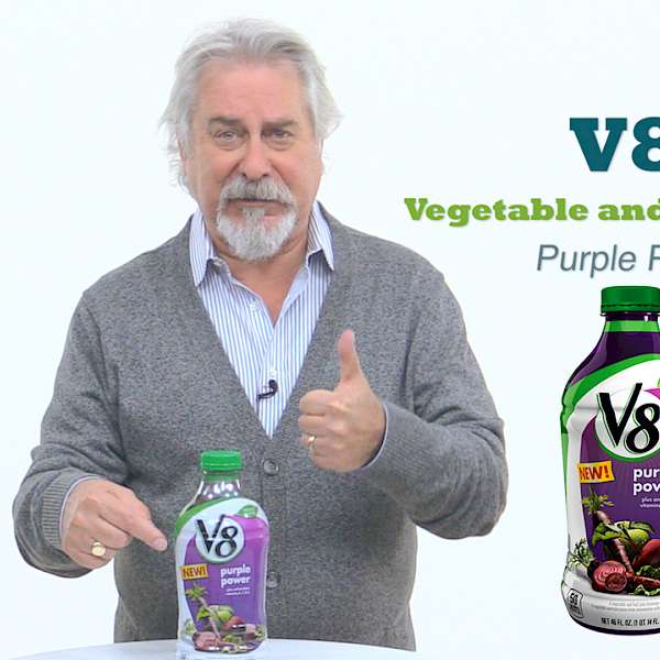 V8 Vegetable and Fruit Juice Beverages Purple Power