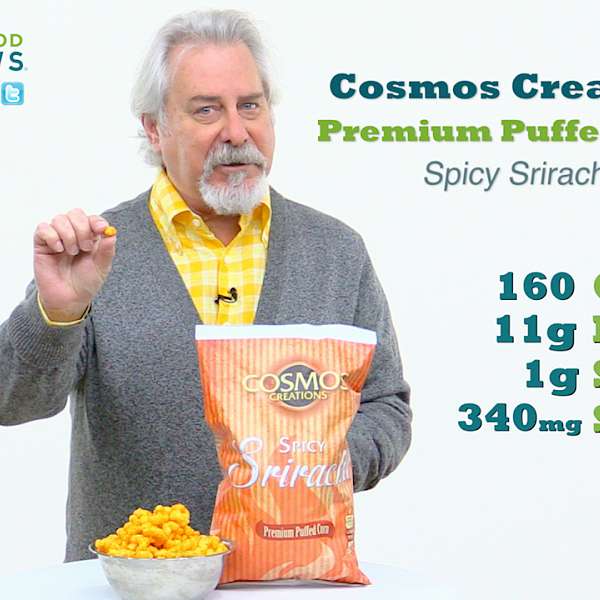Cosmos Creations Premium Puffed Corn Spicy Sriracha