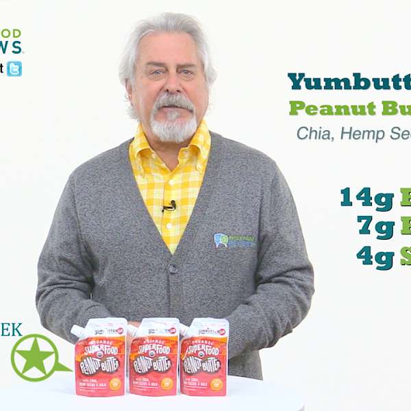 YumbutterGO Peanut Butter with Chia, Hemp Seeds & Goji
