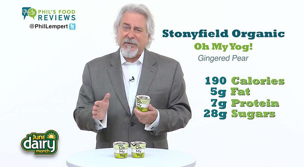 Stonyfield Organic Oh My Yog! Gingered Pear