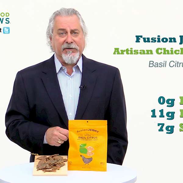 Fusion Jerky Basil Citrus Artisan Chicken Jerky