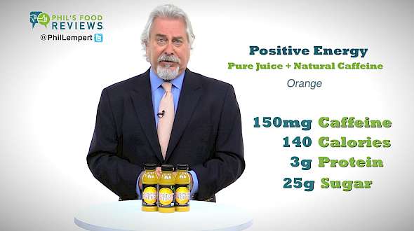 Positive Energy Pure Juice + Natural Caffeine Orange