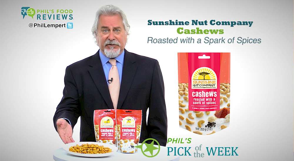 Sunshine Nut Company Cashews Roasted with a Spark of Spices