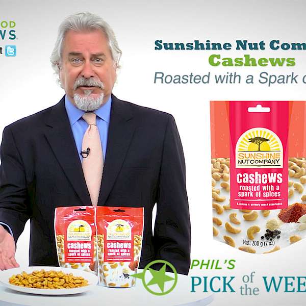 Sunshine Nut Company Cashews Roasted with a Spark of Spices