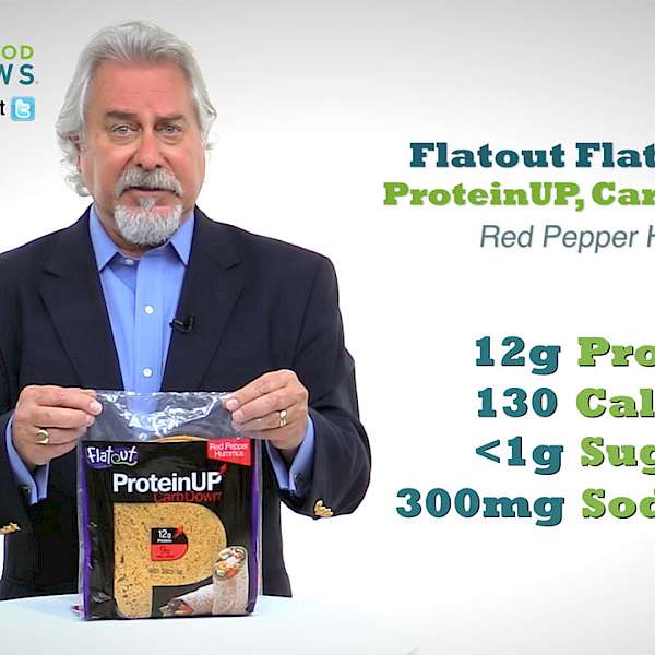 Flatout Flatbread ProteinUP, CarbDown Red Pepper Hummus is a HIT