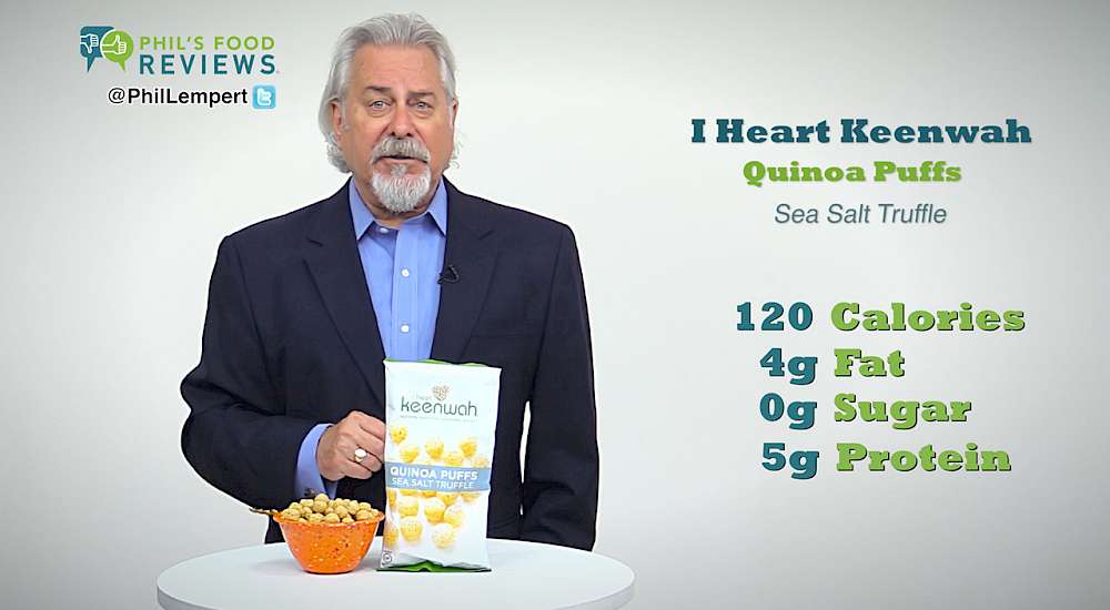 I Heart Keenwah Quinoa Puffs Sea Salt Truffle