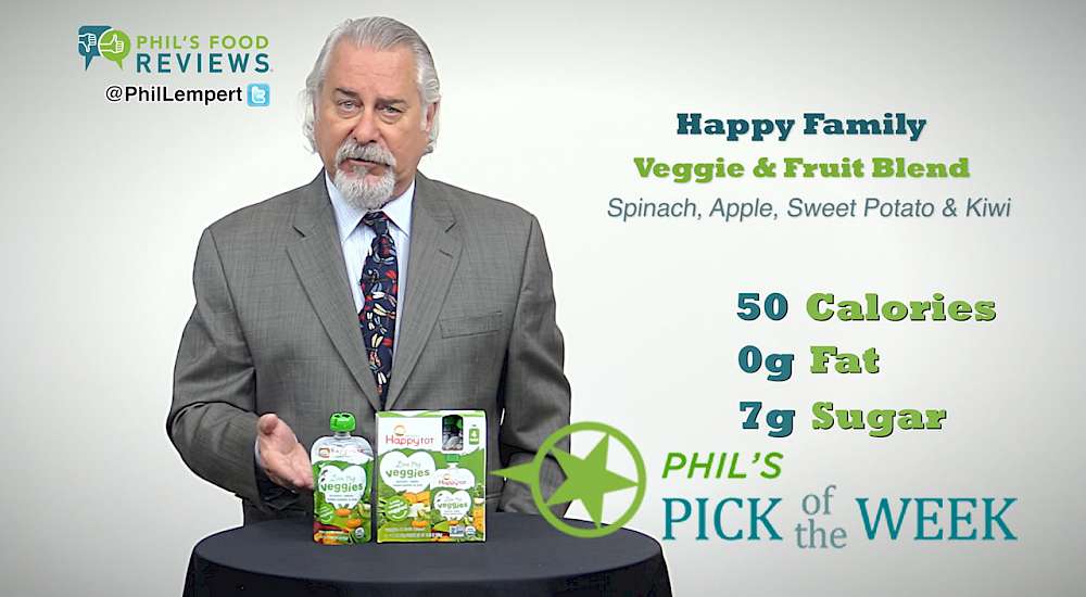 Happy Family Love My Veggies spinach, apple, sweet potato & kiwi
