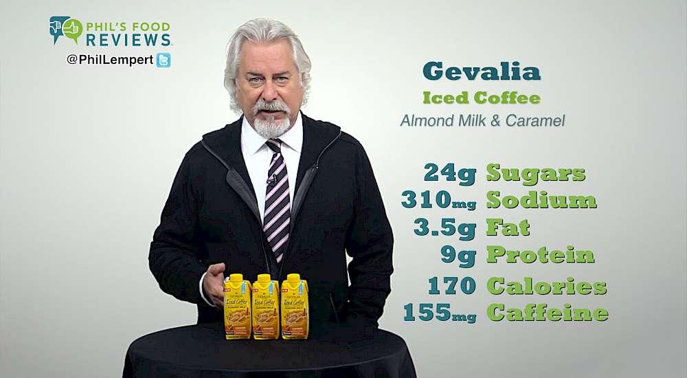 Gevalia Iced Coffee with Almond Milk Caramel