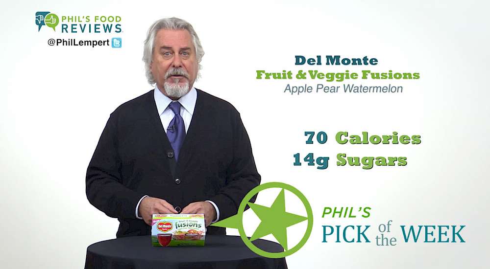 Del Monte Fruit & Veggie Fusions Apple Pear Watermelon is a HIT