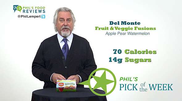 Del Monte Fruit & Veggie Fusions Apple Pear Watermelon is a HIT