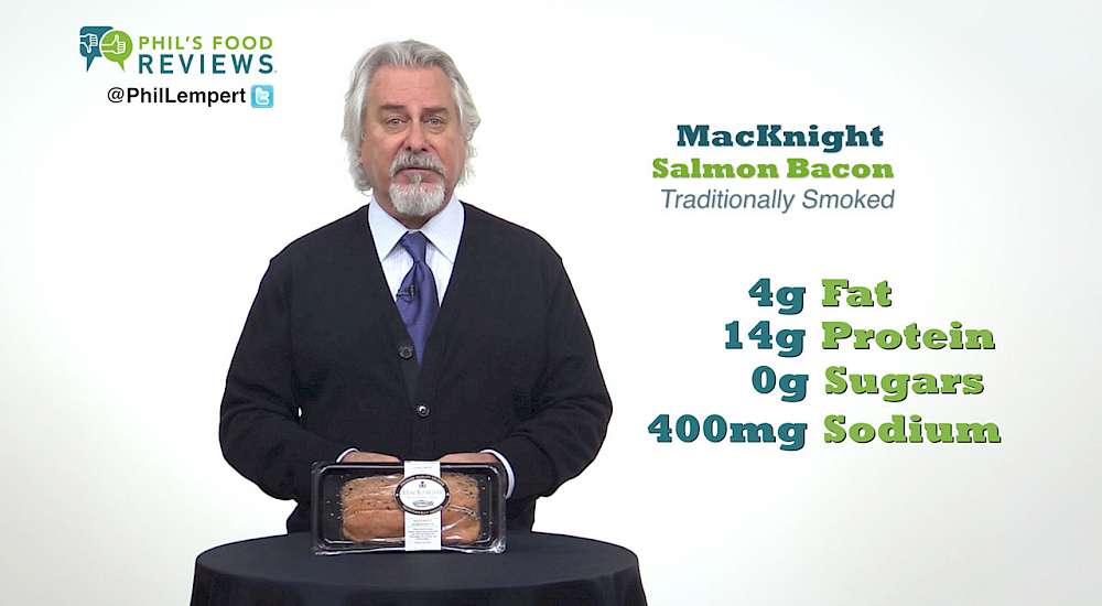 MacKnight Smoked Salmon Bacon is a HIT